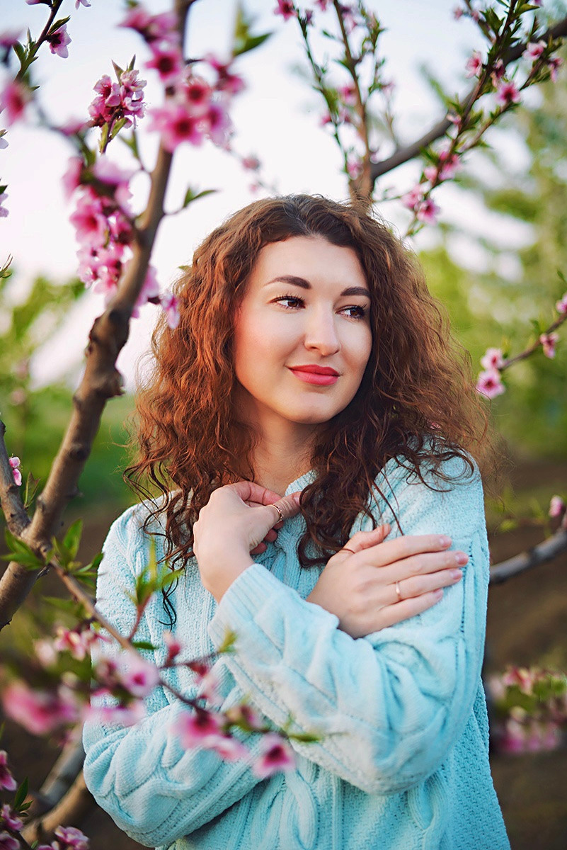 Цветущие деревья. Семейный и детский фотограф Анапа