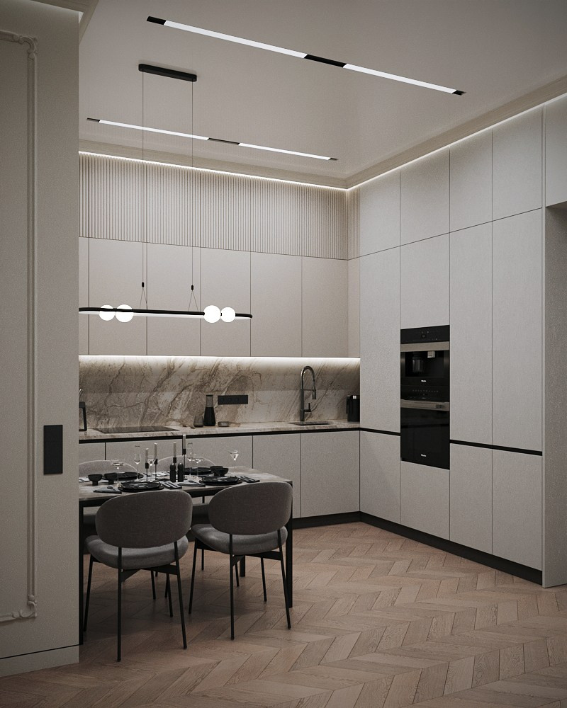 Шмитовский проезд 39к6. Дизайнер интерьера Ника Шуба