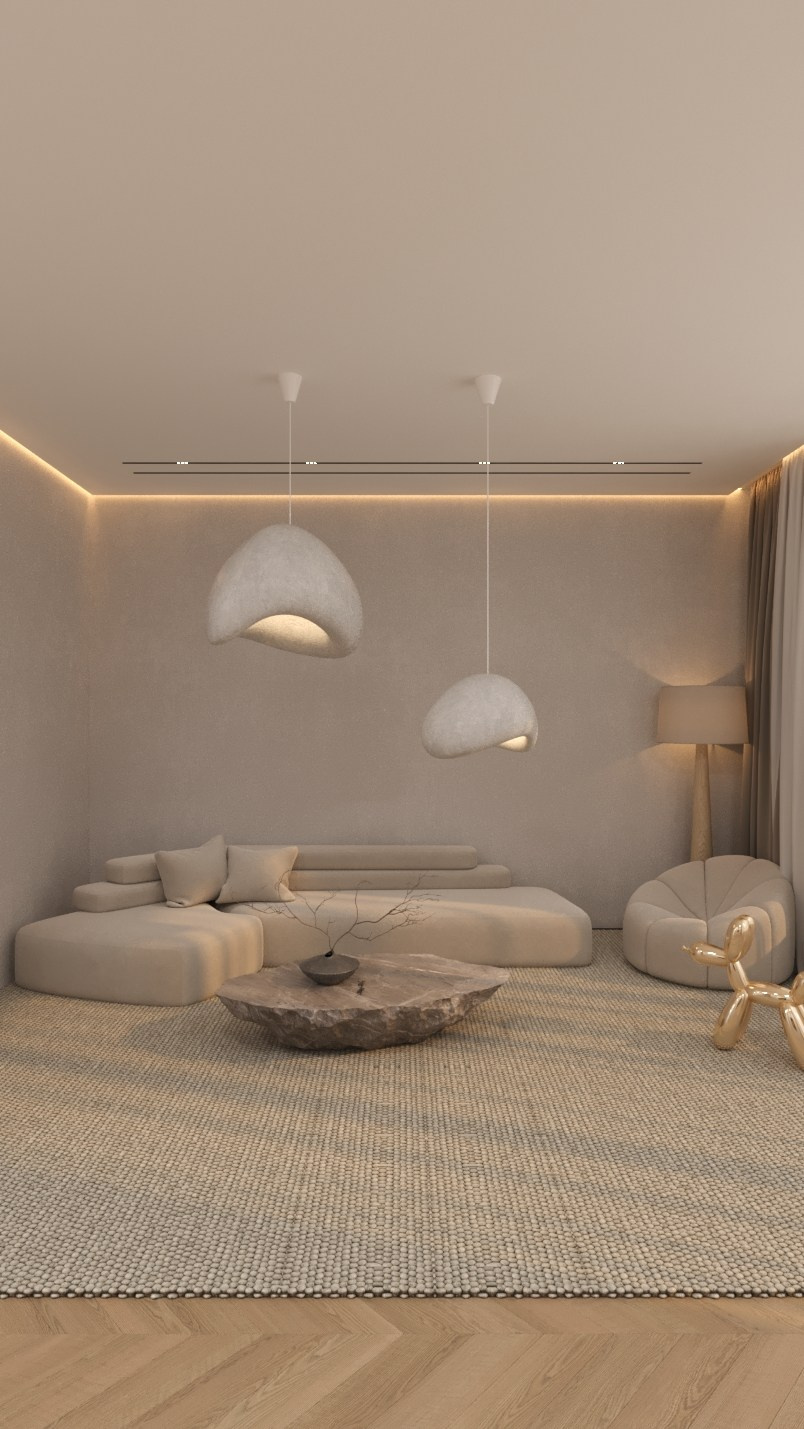 Интерьер частного дома в стиле «Балийский минимализм». Мансур Гусейнов дизайнер интерьеров г. Махачкала