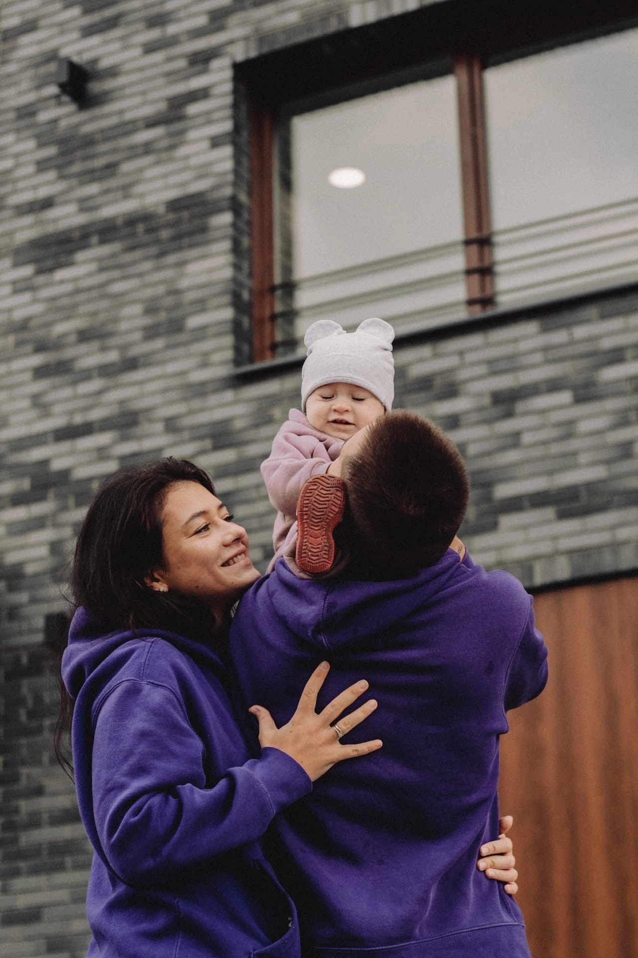 Анечка с папой и мамой. Семейный фотограф Полина Легачева