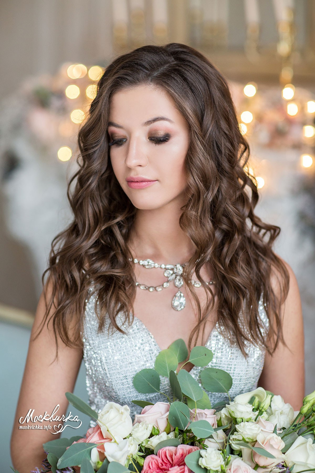 Вечерние образы. Прически и макияж на свадьбу, фотосессию, корпоратив от стилиста Кандаловой Елены в Москве, Домодедово