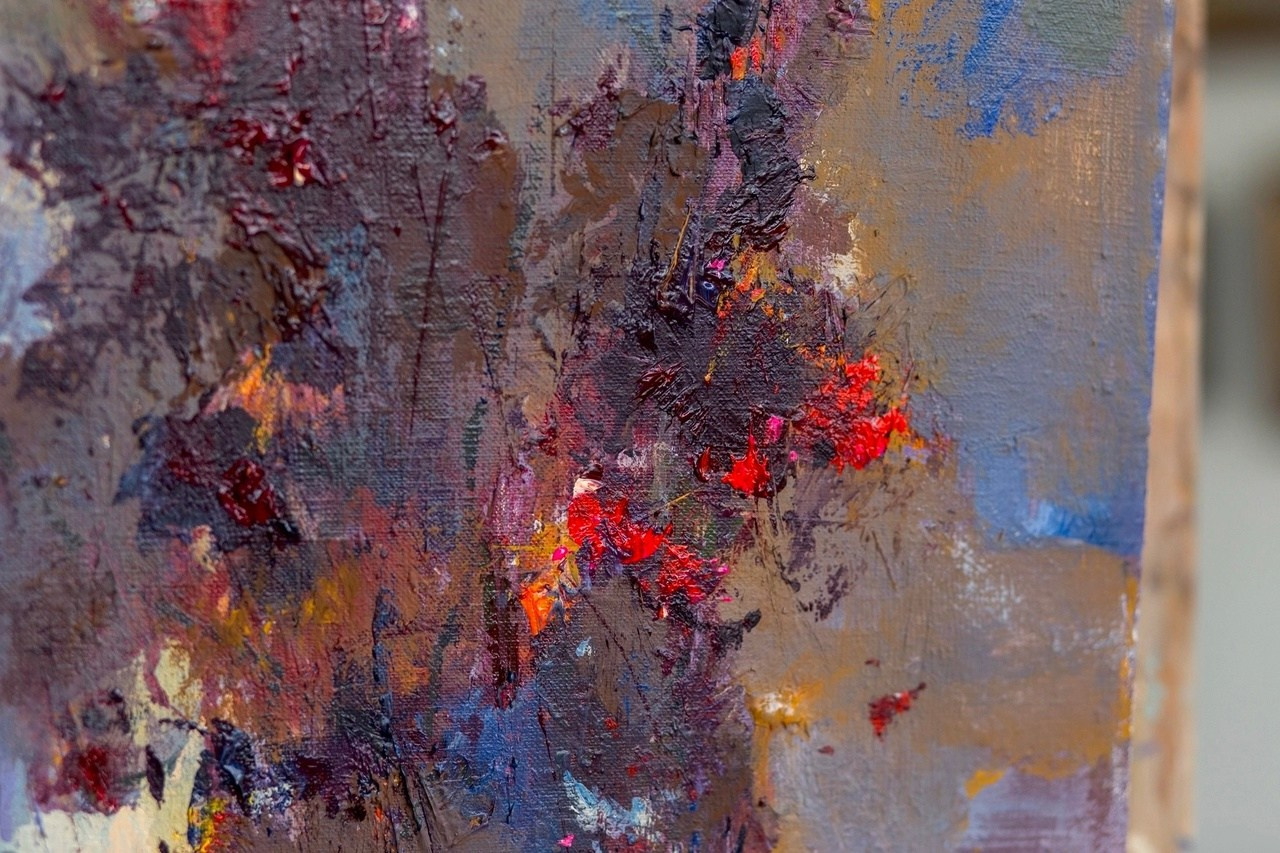 В тени. Художник Александр Каверин