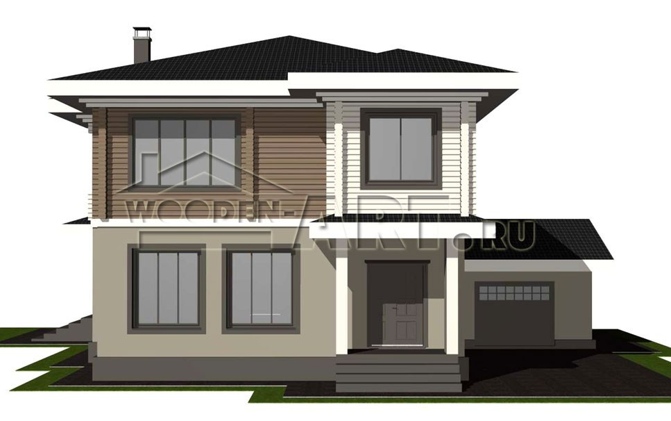 «Булгаково» 319 кв. м. Проекты деревянных домов