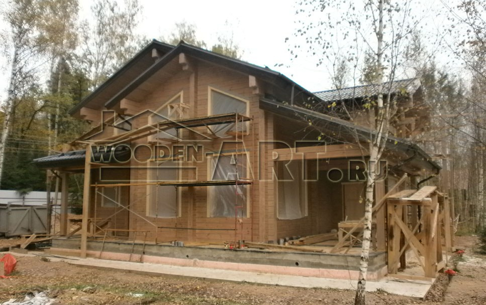 «Поляна» 288 кв. м. Проекты деревянных домов