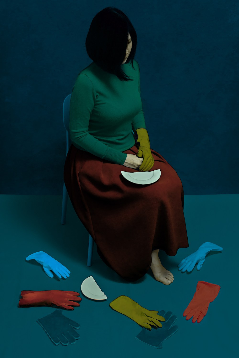 Проект «Одиночество повседневности». Арт-фотограф Виктория Забродина