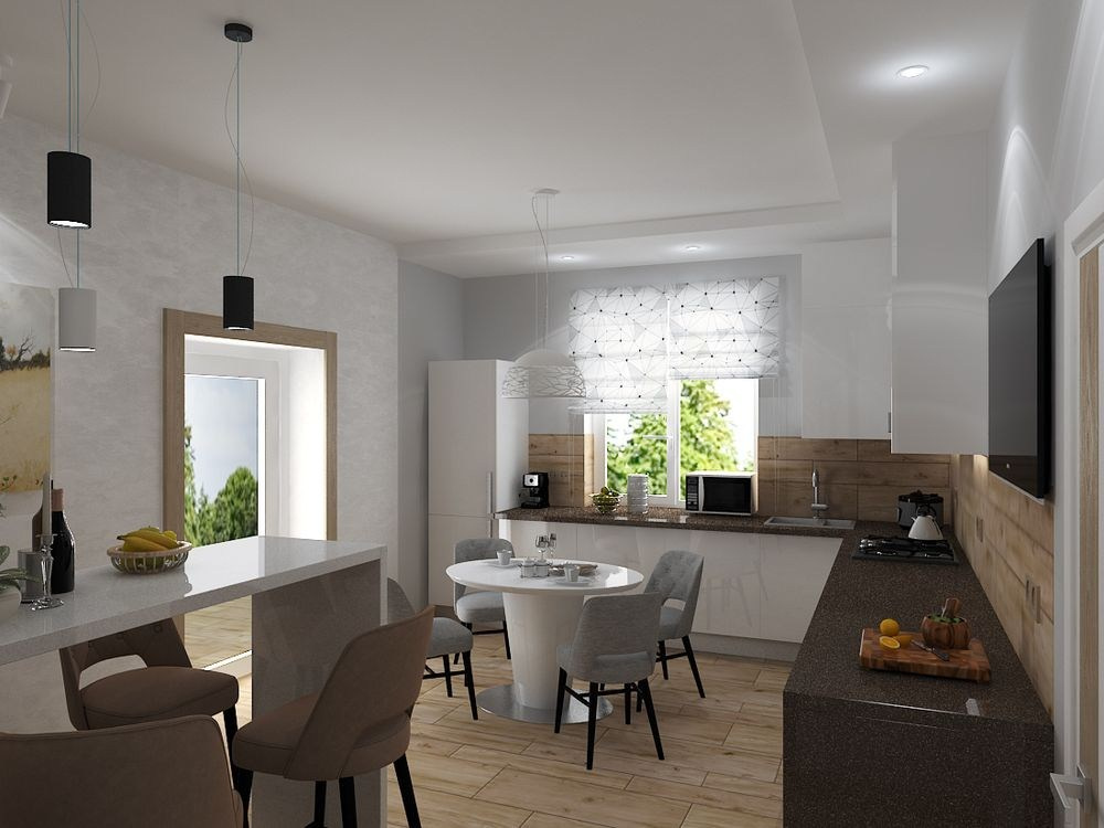 Дом в п. Новосаратовка. Дизайнер в Санкт-Петербурге Дмитрий Цыбулько