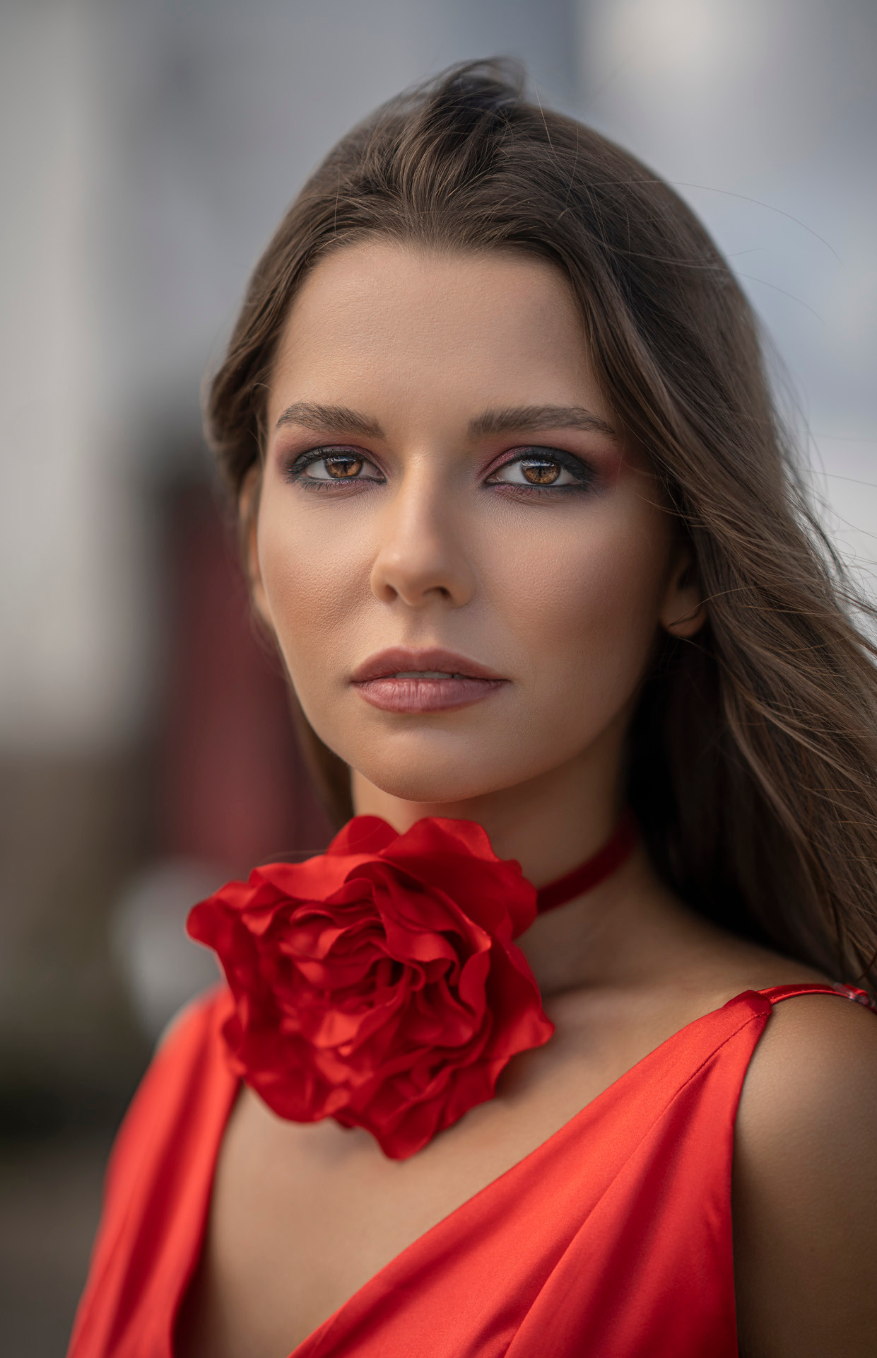 Анна и маяк. Фотограф Сергей Танков