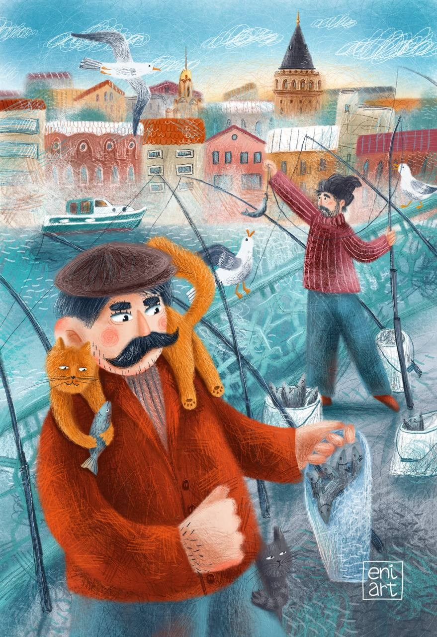 Серия иллюстраций "Стамбул"