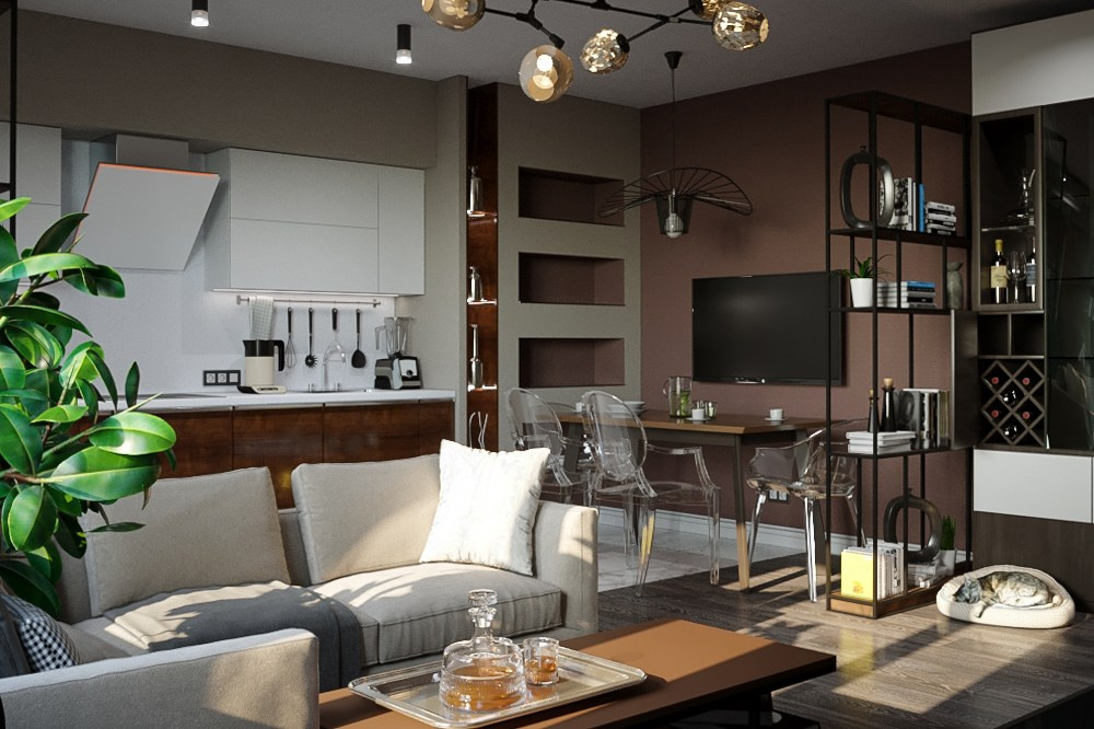 Интерьер апартаментов Эстель (г. Батайск)