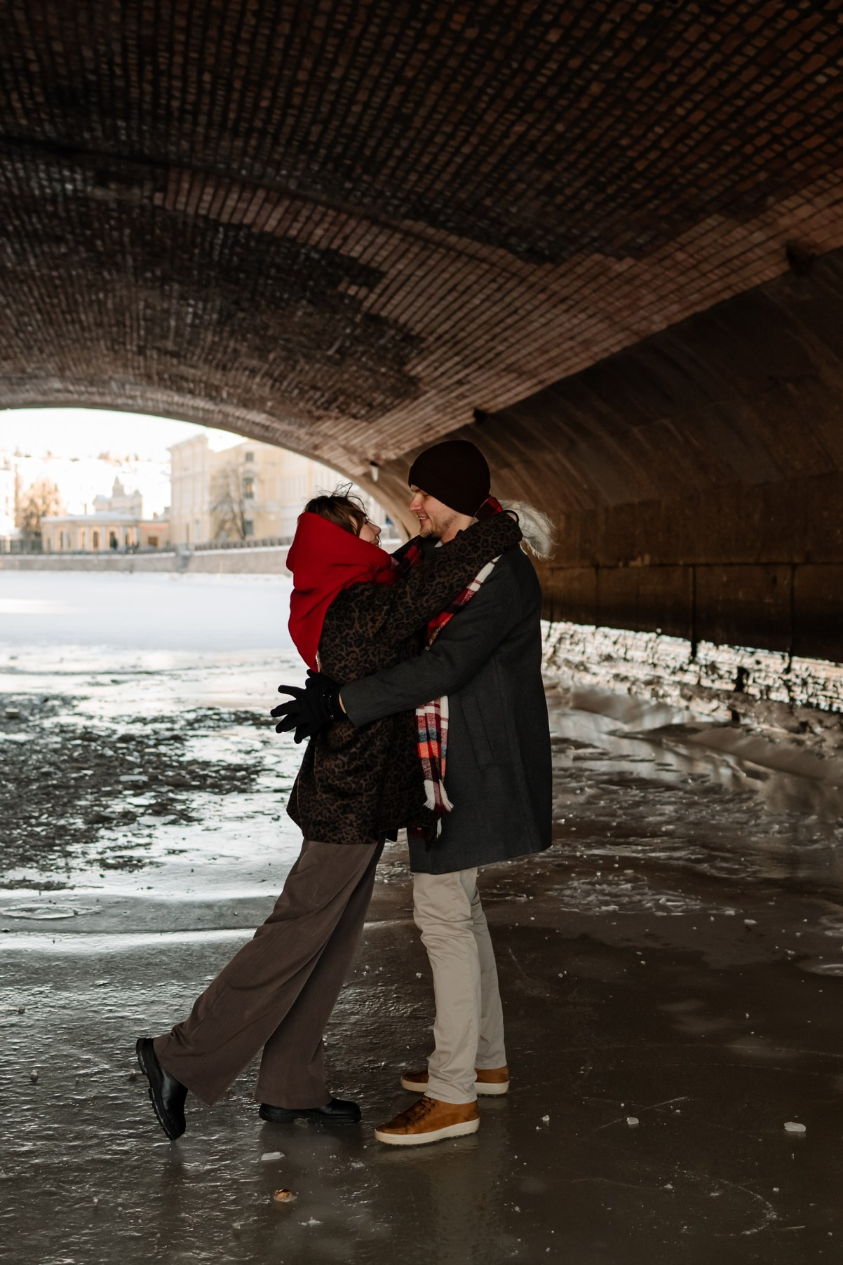 Зимняя прогулка по каналам. Свадебный и семейный фотограф в Санкт-Петербурге (Спб) Елена Худякова