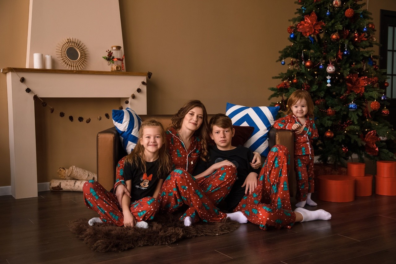 Комплекты Family look. Фотостудия Малина в городе Улан-Удэ. Фотограф Ирина Жарникова