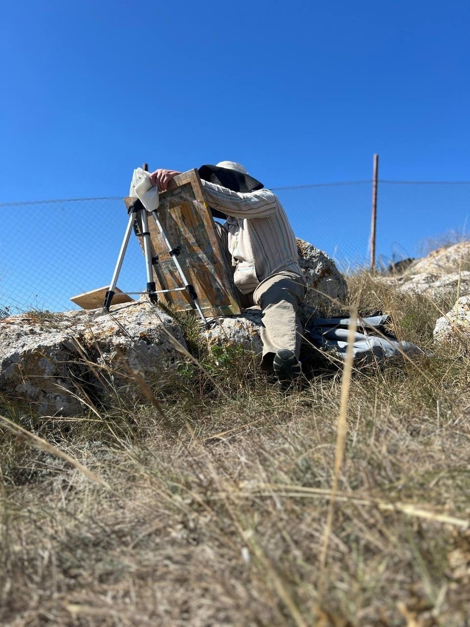 Казантип, Мысовое… пленэр — часть 2. Александра Крылова —художница, работающая в стиле репортажной живописи