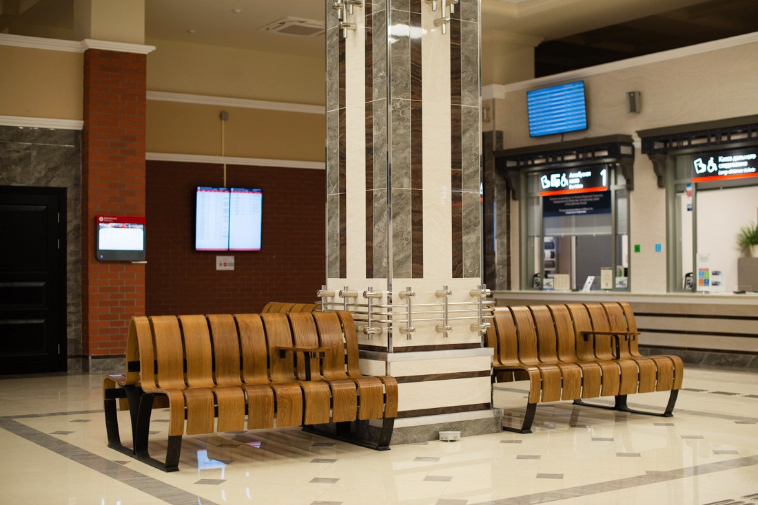 Железнодорожный вокзал в Бердске. Фотограф Сергей Сергеев