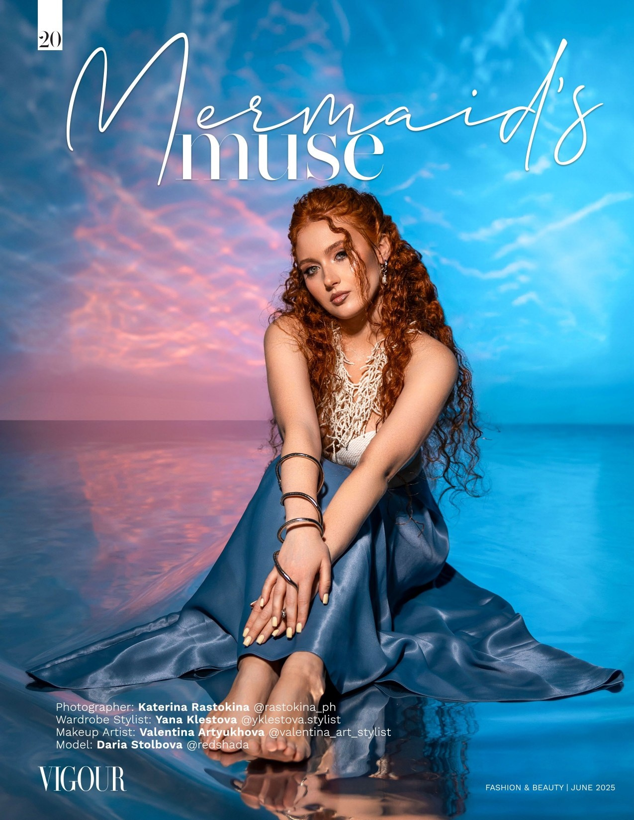 Публикация в журнале Vigour, june 2025. Катерина Растокина фотограф в Санкт-Петербурге