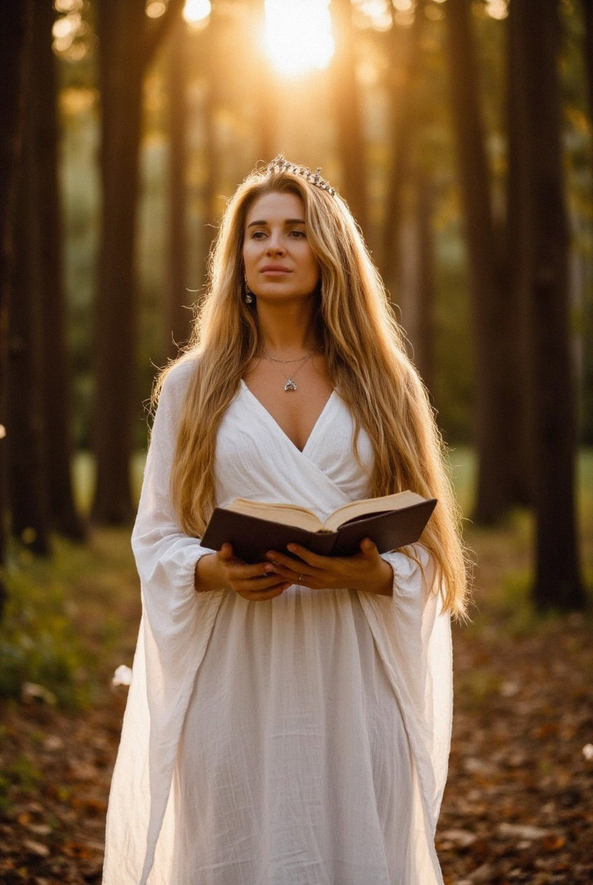 AI-фотосессия в образе Жрицы. Фотосессии с помощью нейросетей от профессиональных фотографов и стилистов | Проект «AI-Photographer»
