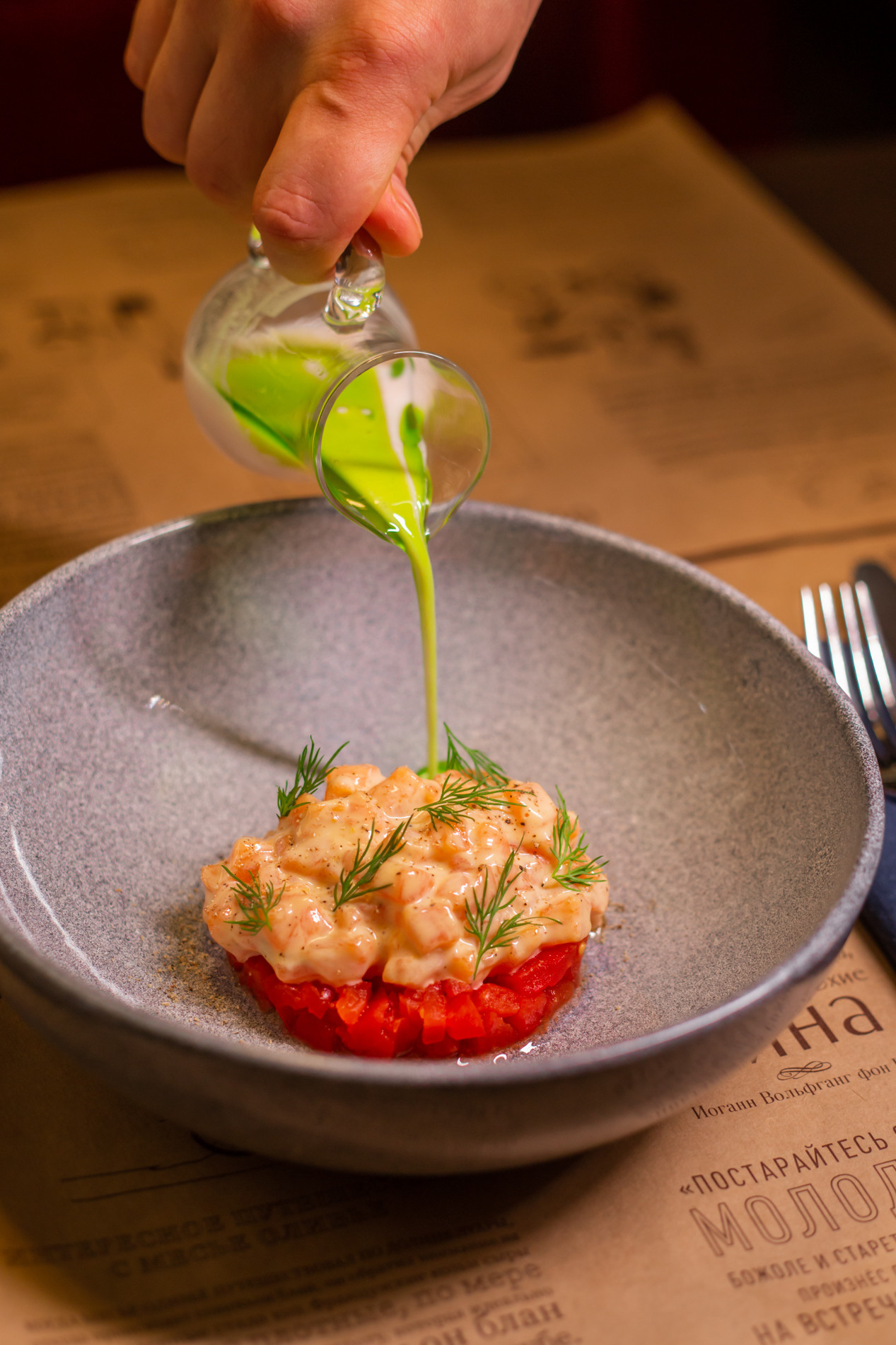 Ресторан «Olivier Bistro». Фотограф SMM Ростов-на-Дону Анна Краснова