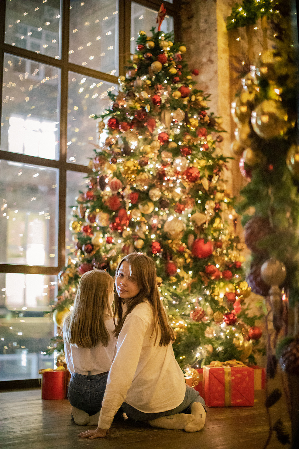 Новогодняя съемка семьи Солок. Фотограф Наталья Штукина