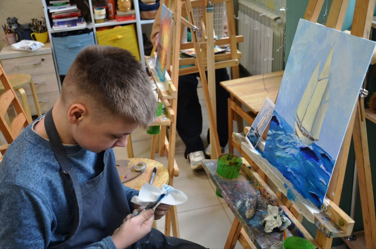 Зов моря. Мастер-классы ● Изостудия «Мы рисуем!» ● Южное Бутово, Москва