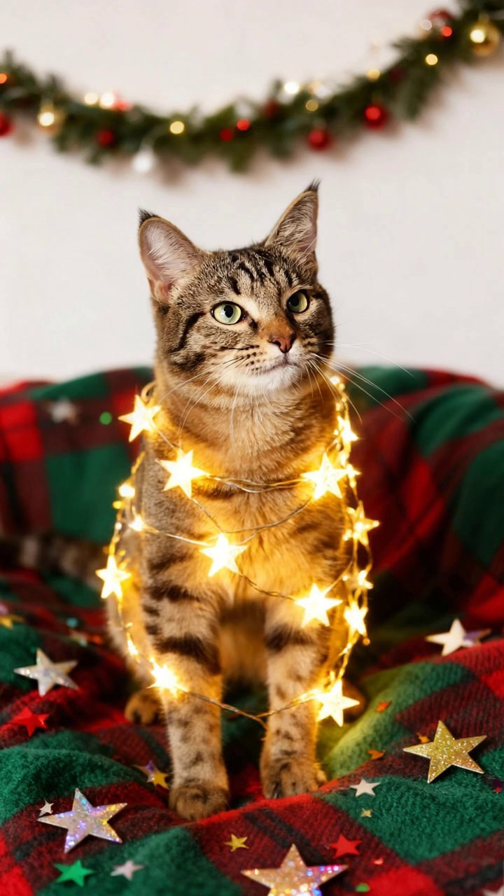 Новогодние питомцы. Художник Варвара Форс