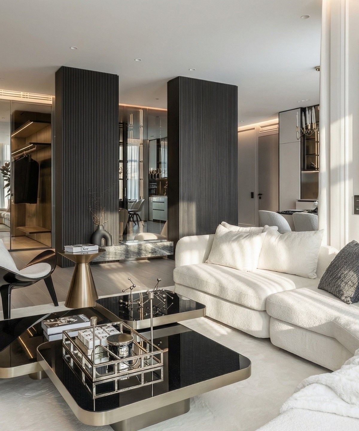 Реализованный интерьер квартиры 185 м² в Краснодаре
