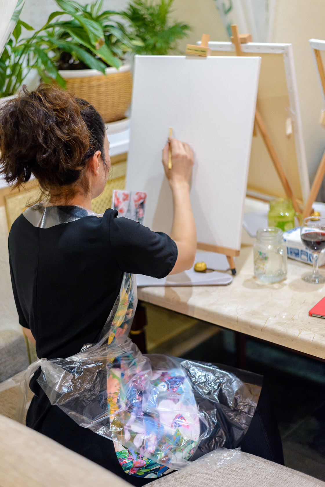 Артвечеринка «Париж, я люблю тебя!». Фотограф в Москве Елена Брюханова