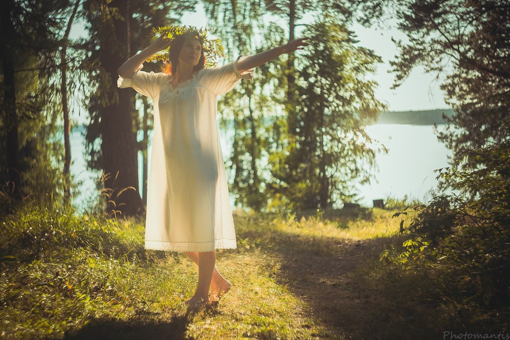 На природе. Photomantis