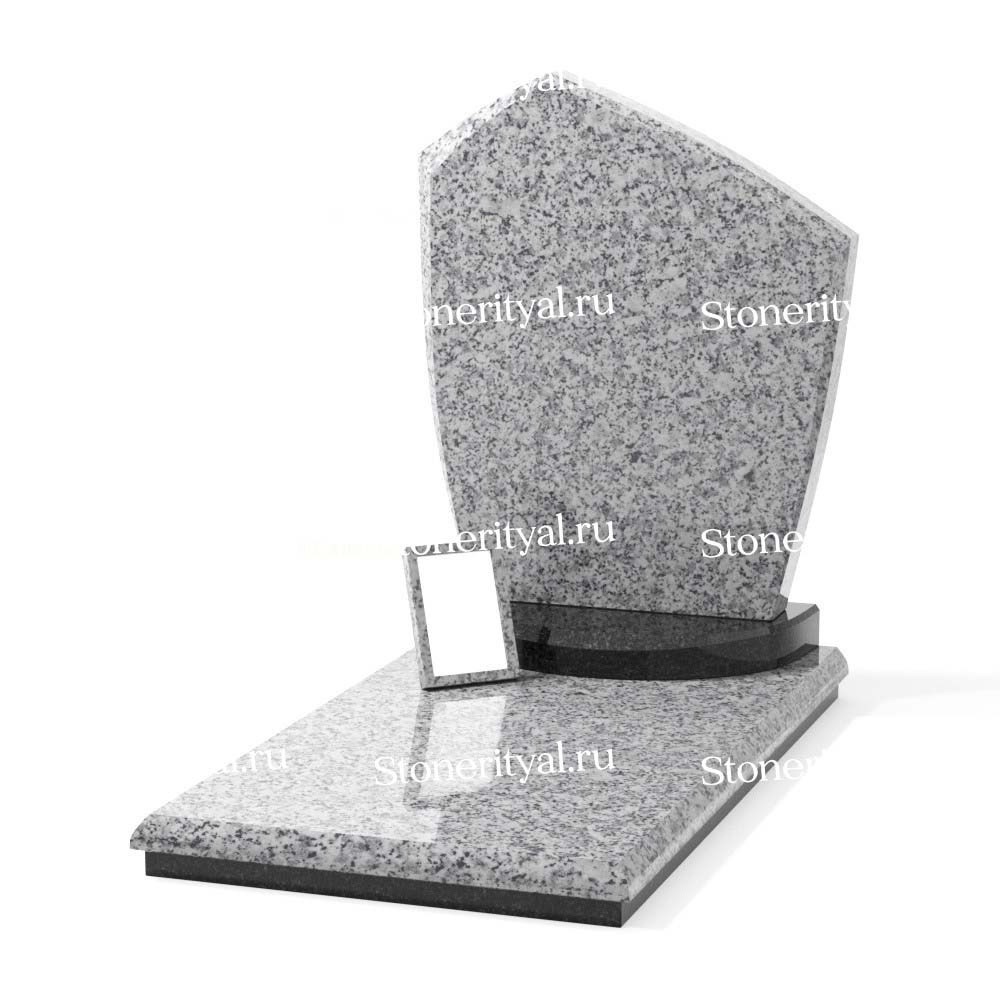 Комбинированные памятники на одного. Изготовление и установка памятников в Москве и МО