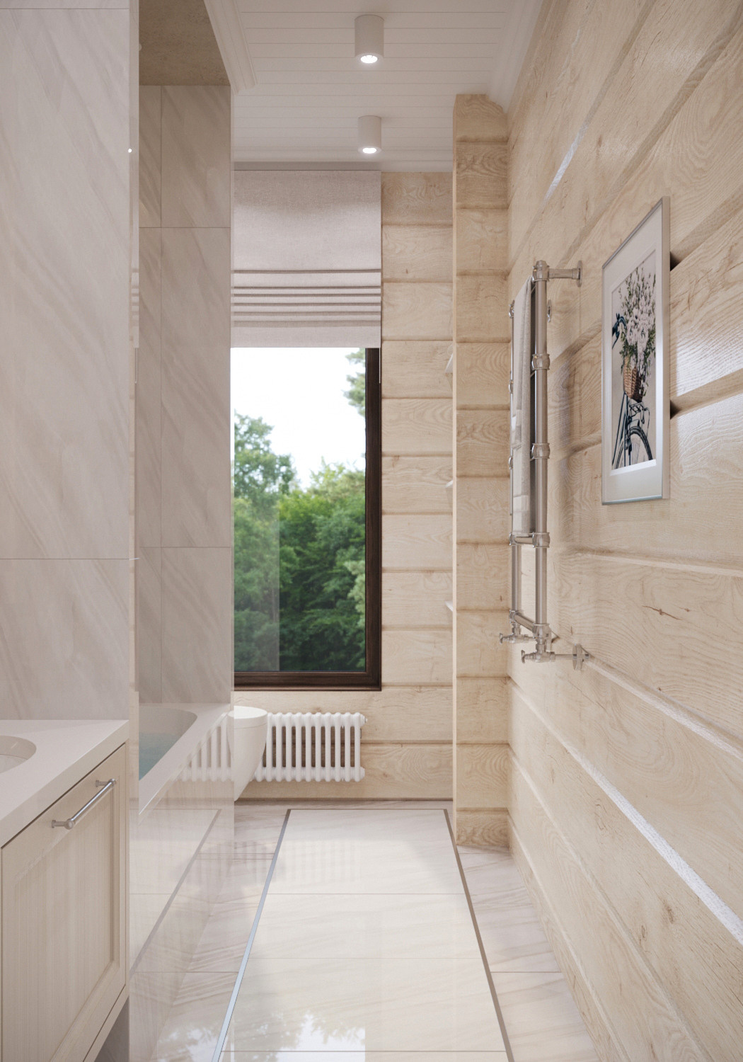 Современный интерьер дома из бруса. Дизайн интерьера деревянных домов