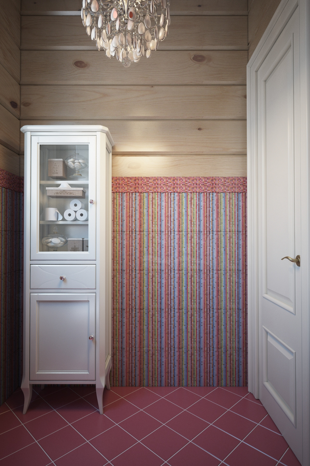 Интерьер деревянного дома в поселке Лес и река. Дизайн интерьера деревянных домов