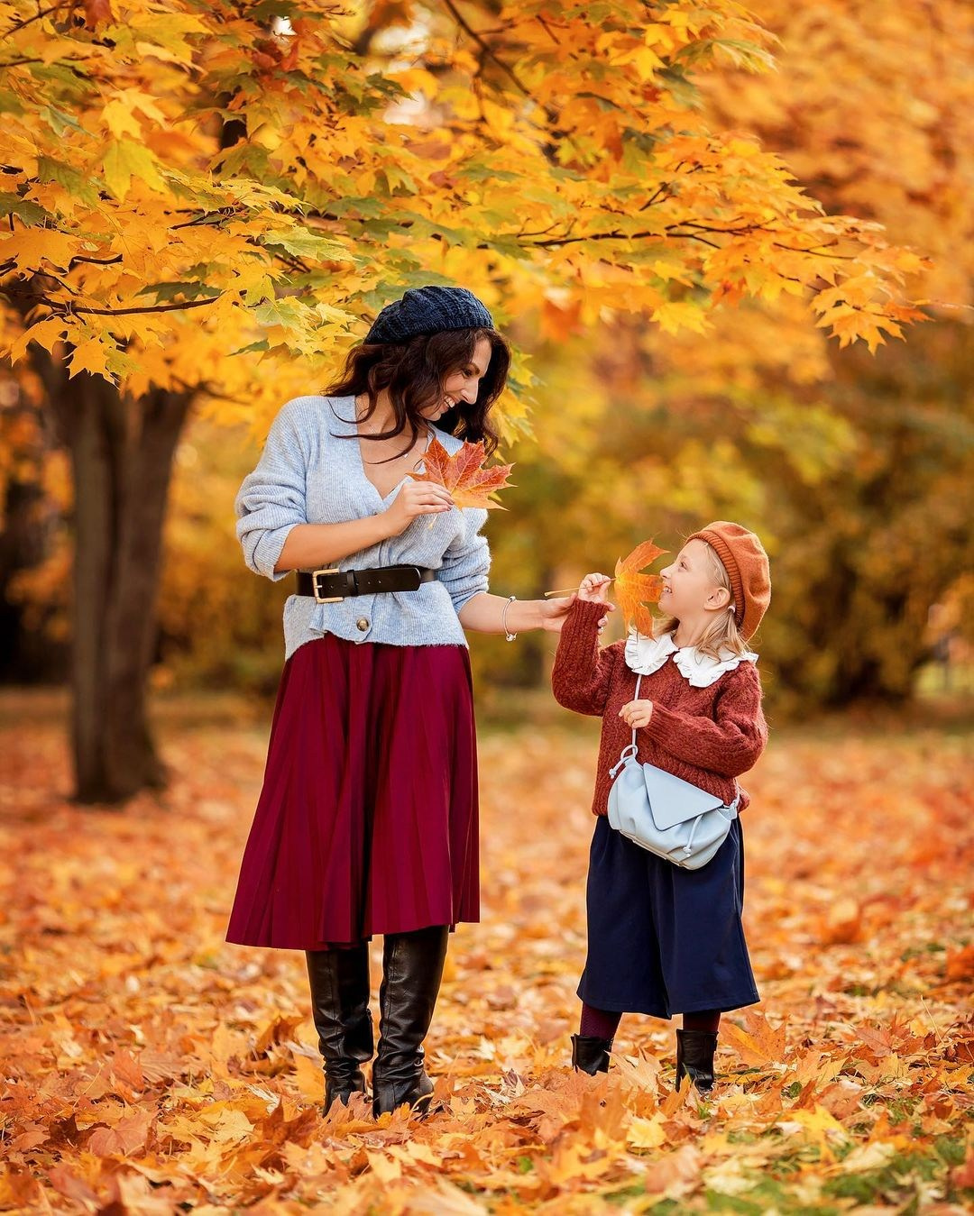 Мама с детьми