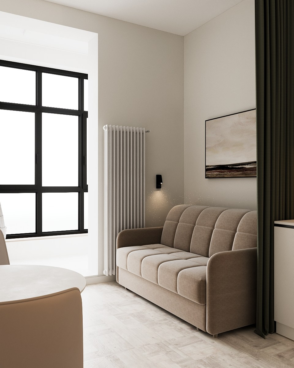 Кухня-гостиная. Визуализатор Векшина Елена