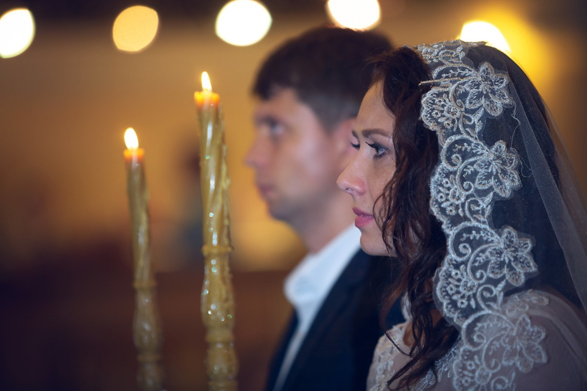 Венчание в главном Храме. Свадебный и репортажный фотограф в Москве и Московской области