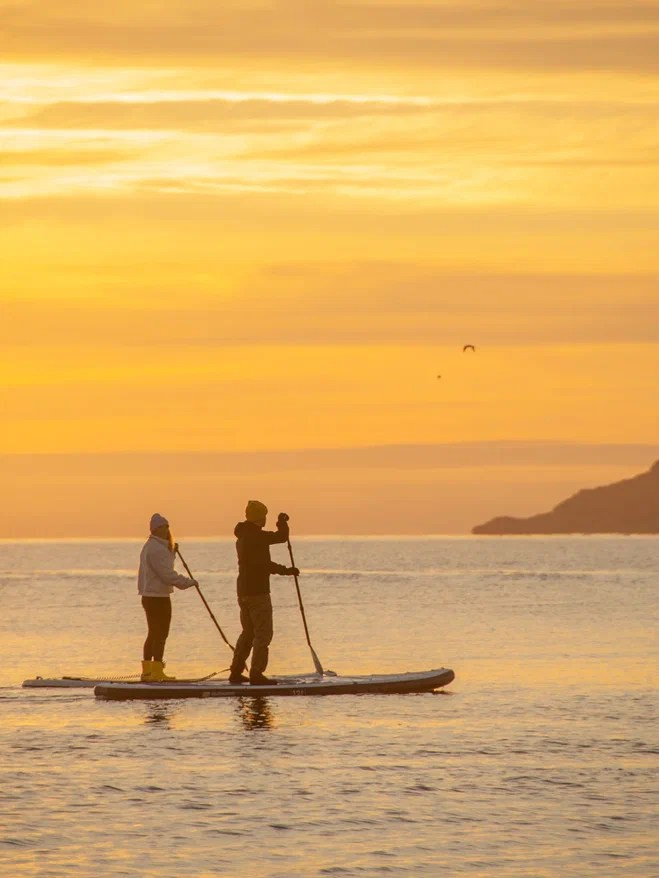 SUP на закате. Abakumova Viktoria