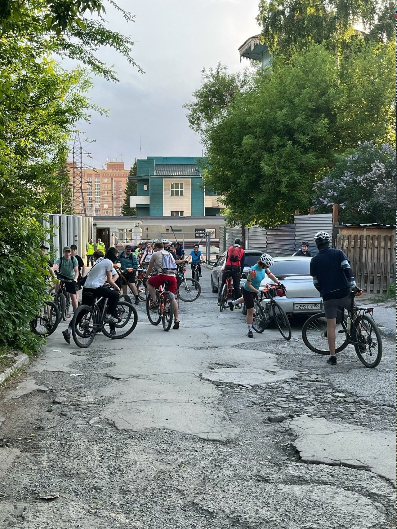 Вечерка по башням совместно с НВС (27 км). Новосибирское велосообщество #Навигаторовнаедет