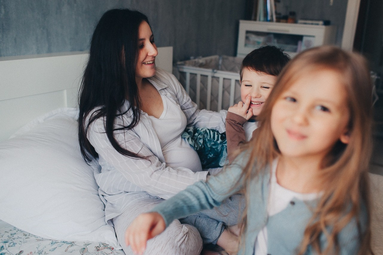 Домашняя съёмка в ожидании малыша. Фотограф Евгения Мальцева, Архангельск