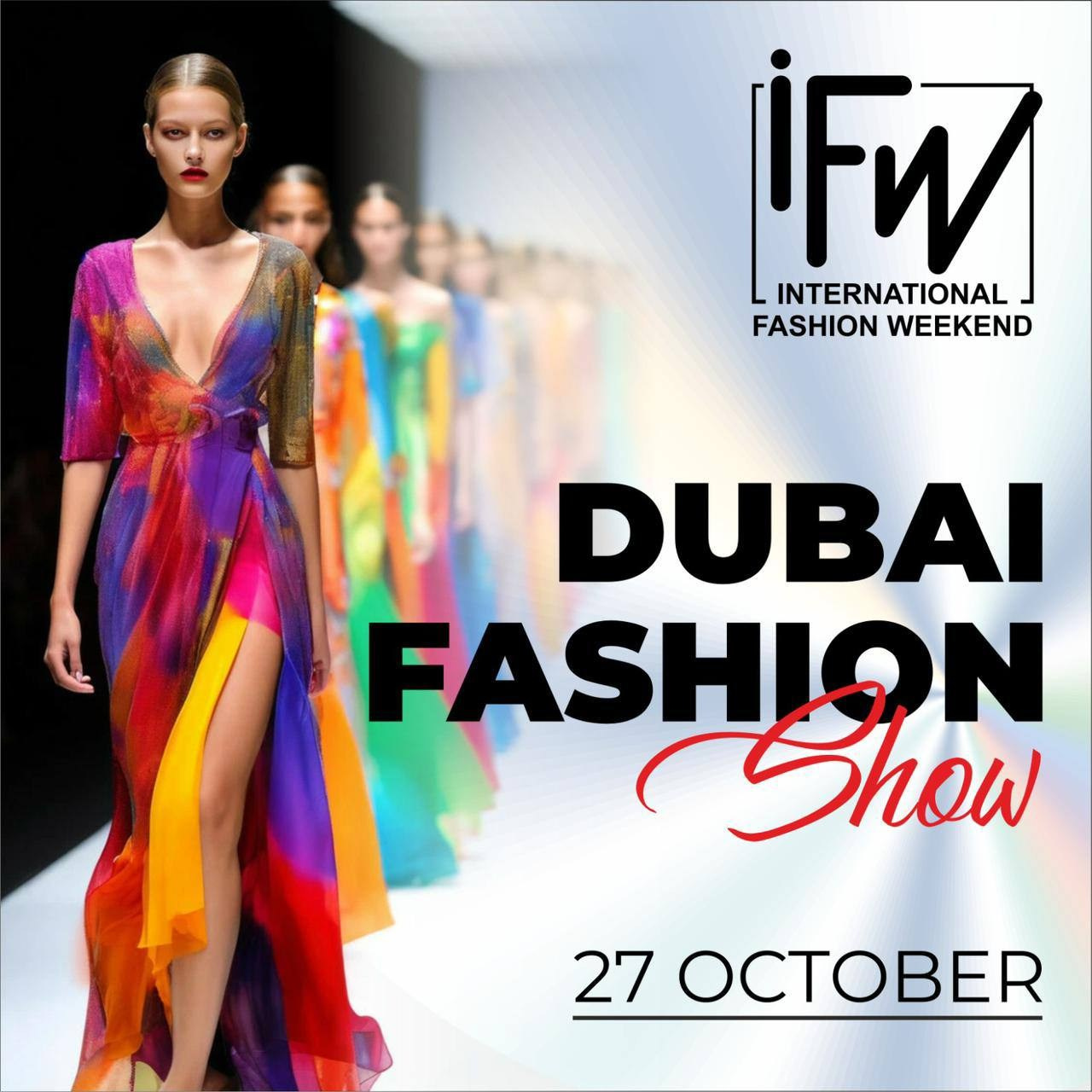 Показ в Дубаи. Дети Модели России