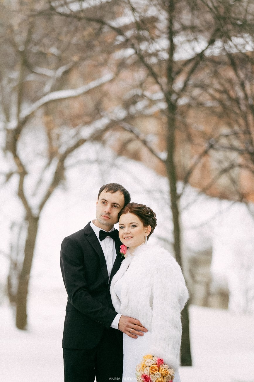 Иван и Мария | Фотограф Анна Руданова. Зимняя свадьба