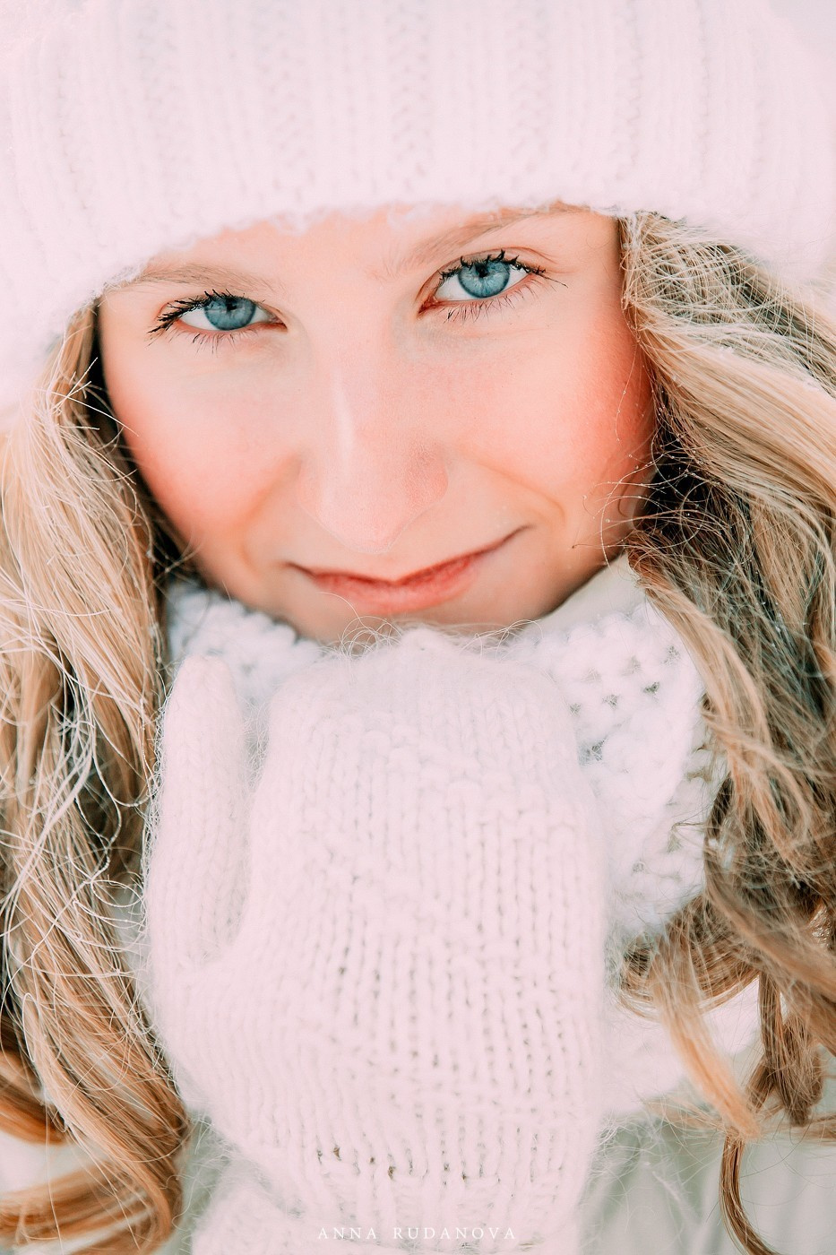 Зимняя фотосессия в лесу | Фотограф Анна Руданова