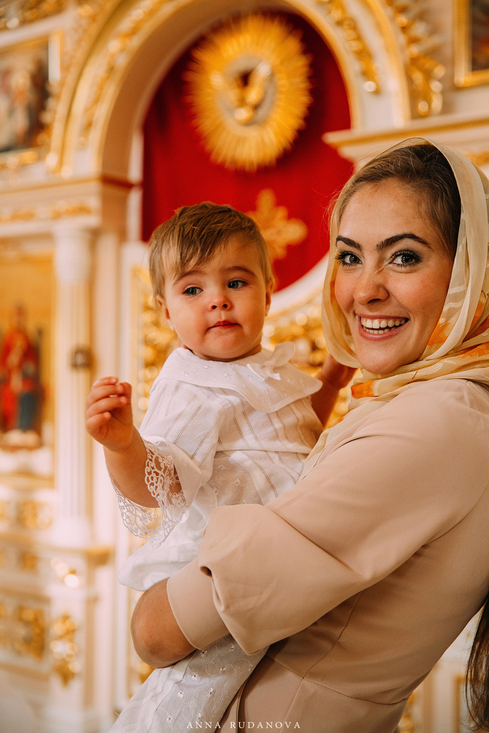 Крещение Есении | Фотограф Анна Руданова