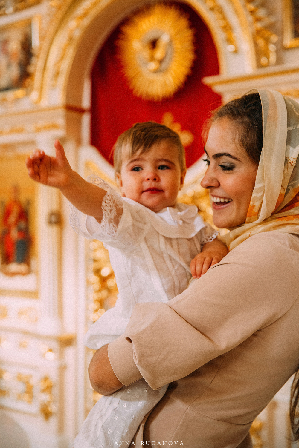 Крещение Есении | Фотограф Анна Руданова