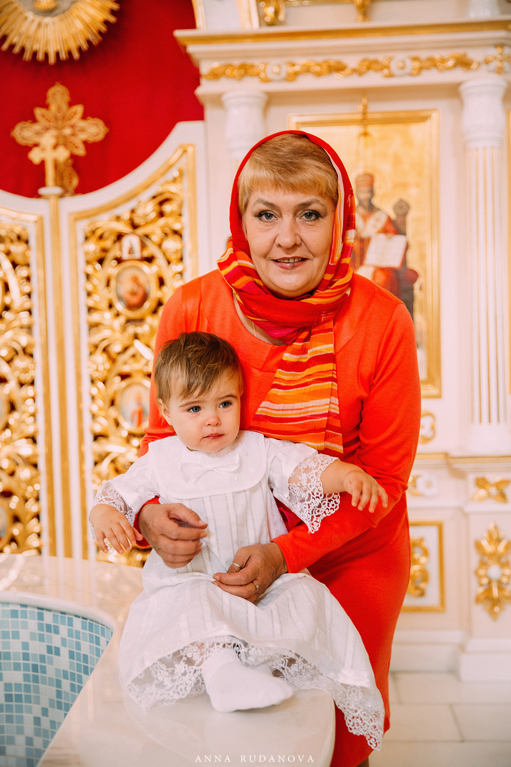 Крещение Есении | Фотограф Анна Руданова