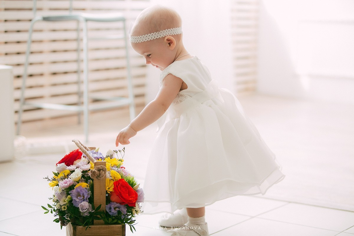 Фотосессия на первый годик | Фотограф Анна Руданова