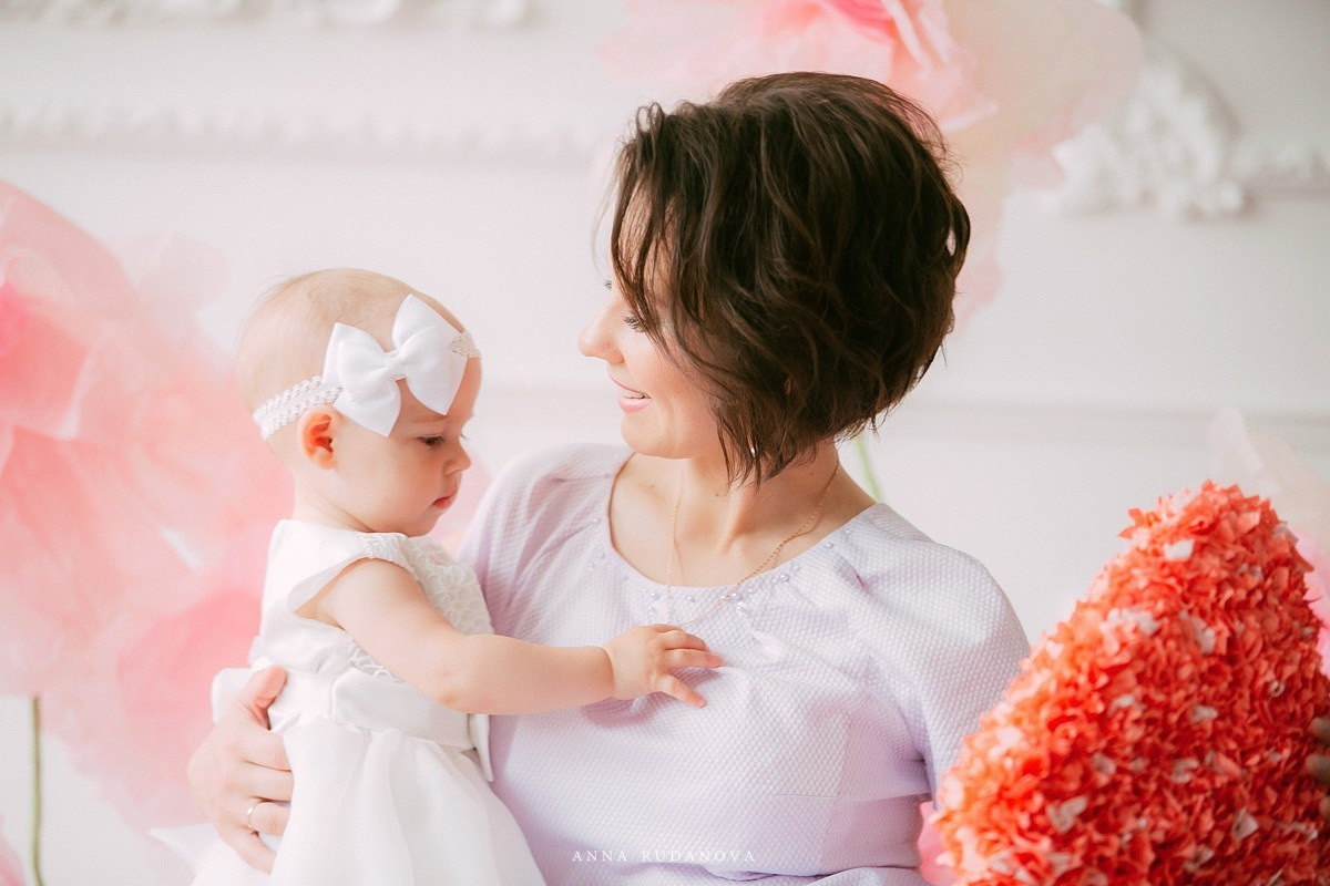 Фотосессия на первый годик | Фотограф Анна Руданова