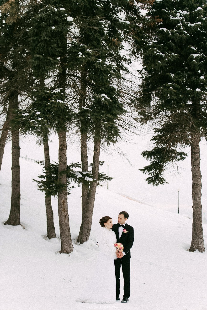 Иван и Мария | Фотограф Анна Руданова. Зимняя свадьба