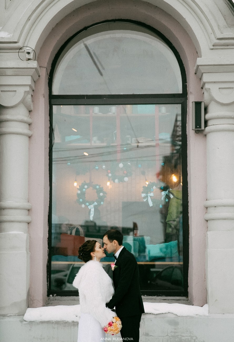 Иван и Мария | Фотограф Анна Руданова. Зимняя свадьба
