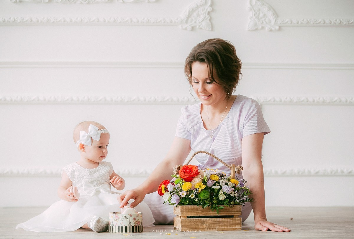 Фотосессия на первый годик | Фотограф Анна Руданова
