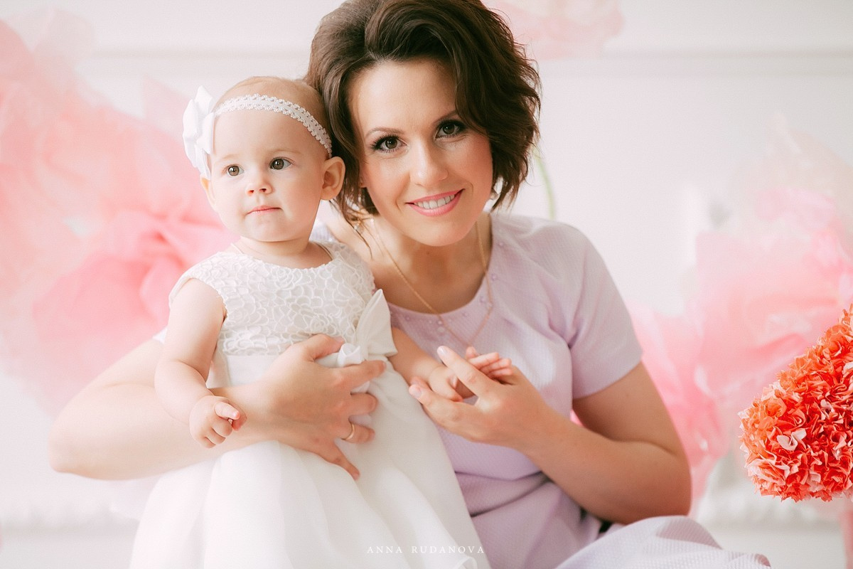 Фотосессия на первый годик | Фотограф Анна Руданова