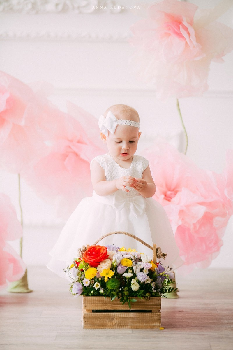 Фотосессия на первый годик | Фотограф Анна Руданова