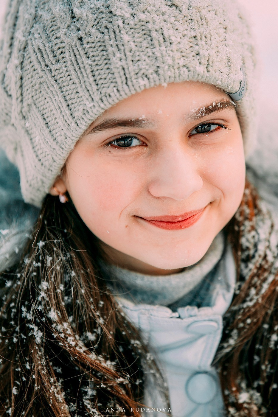 Зимняя фотосессия в лесу | Фотограф Анна Руданова