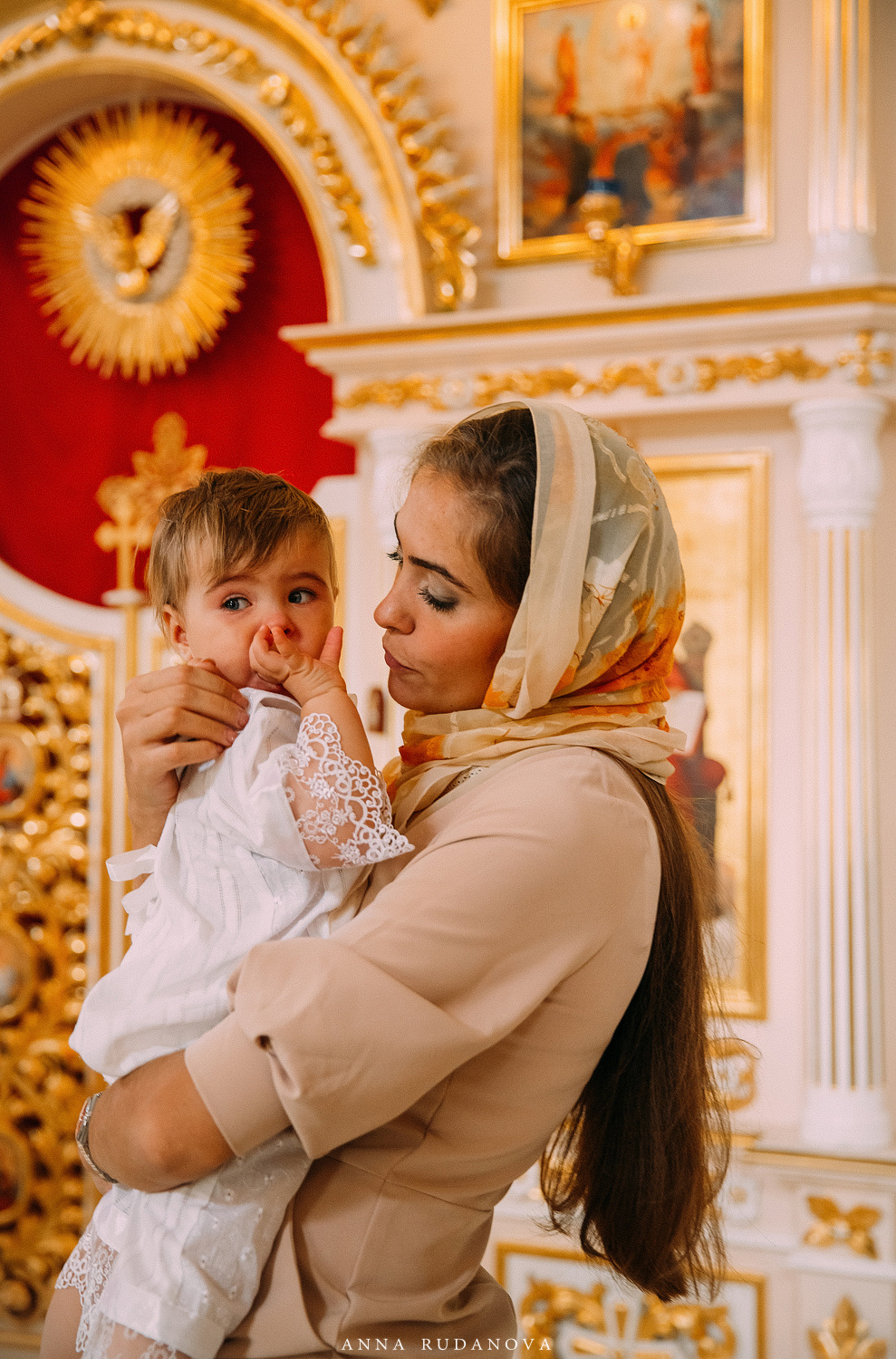 Крещение Есении | Фотограф Анна Руданова